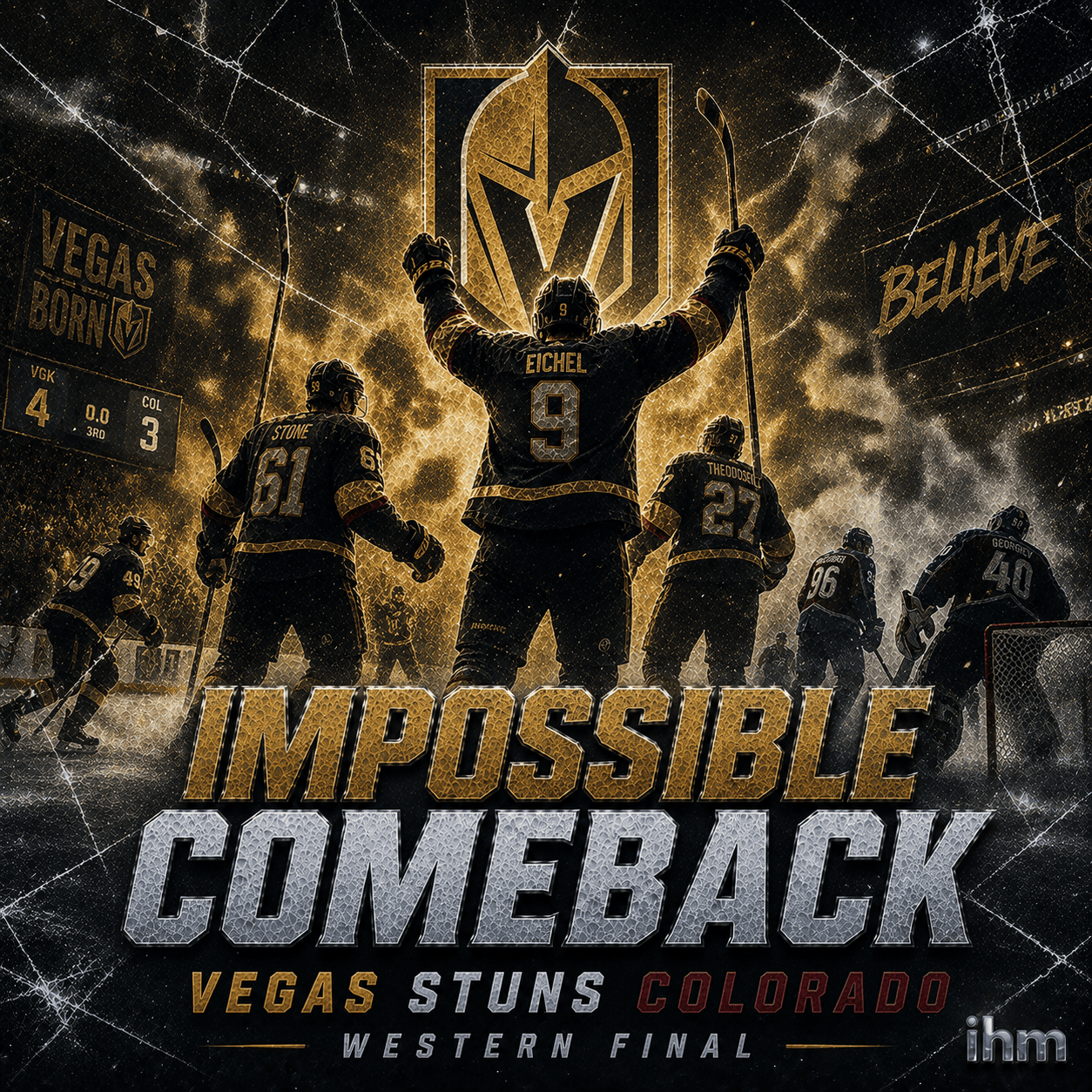 Golden Knights Stun Avalanche With Historic Comeback | IHM
