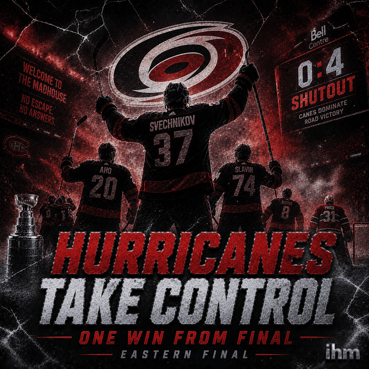 Hurricanes Blank Canadiens In Game 4 | IHM