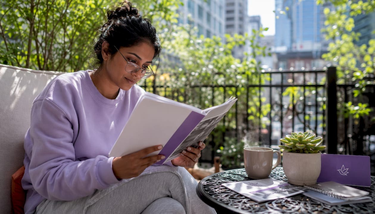 Woman reading cannabis gifting rules