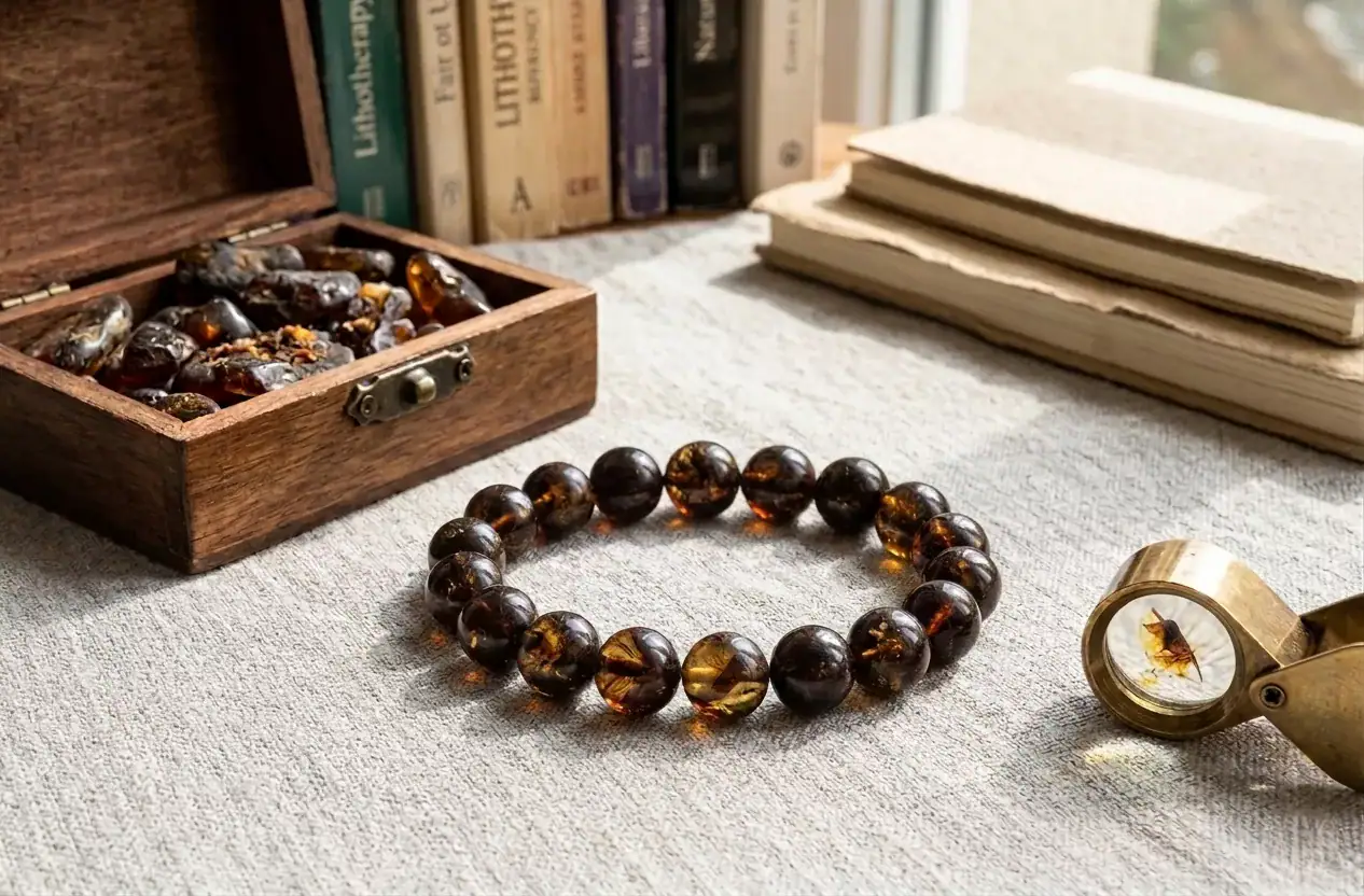 Bracelet Ambre Obscure