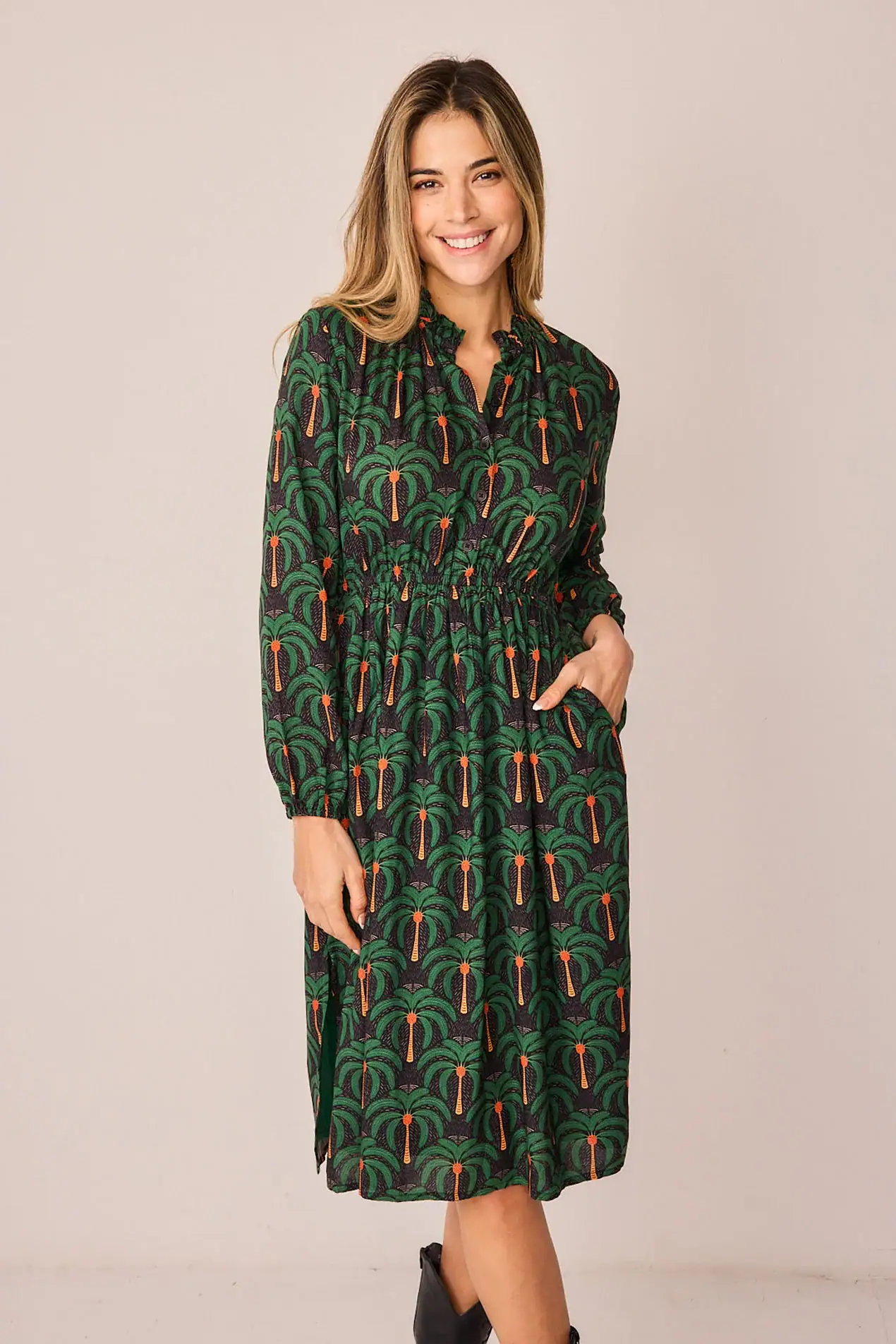 vestido largo selva negra palmer smile