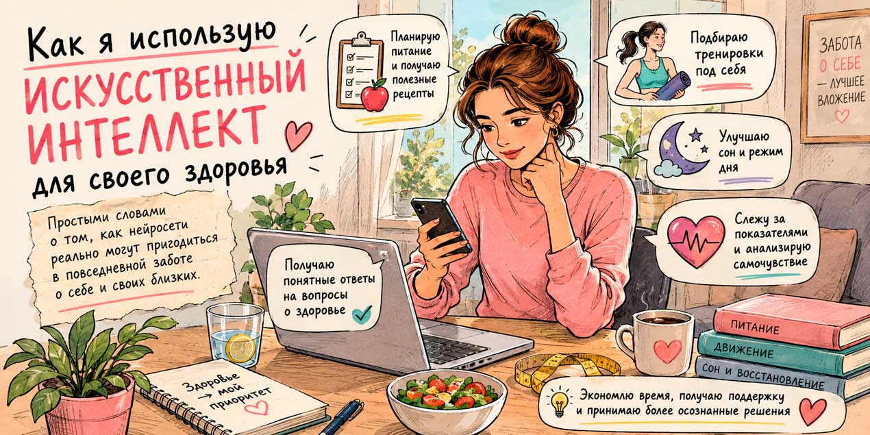 Как я использую ИИ для здоровья — и почему больше не хочу иначе