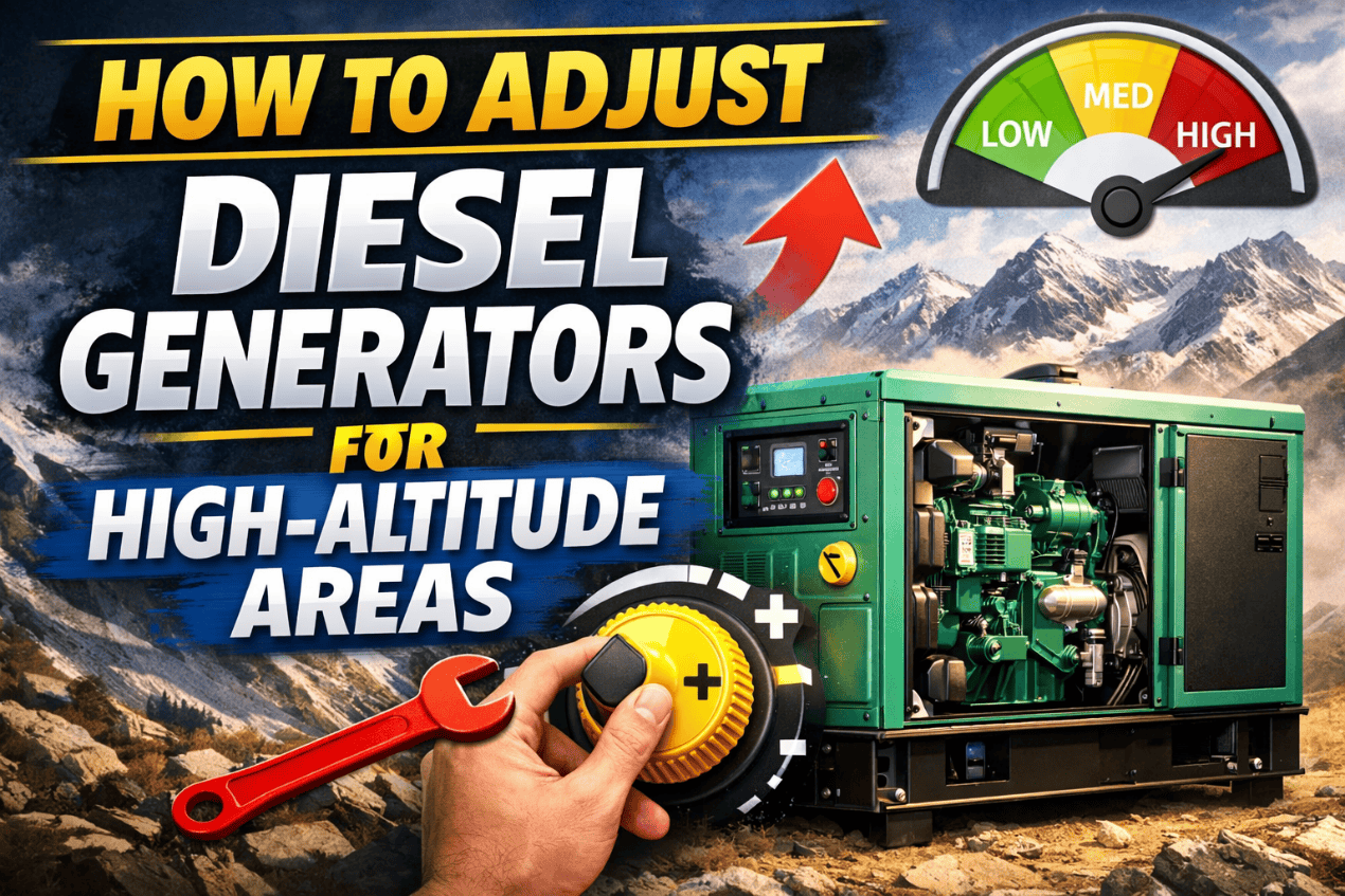 How to Adjust Diesel Generators for High-Altitude Areas