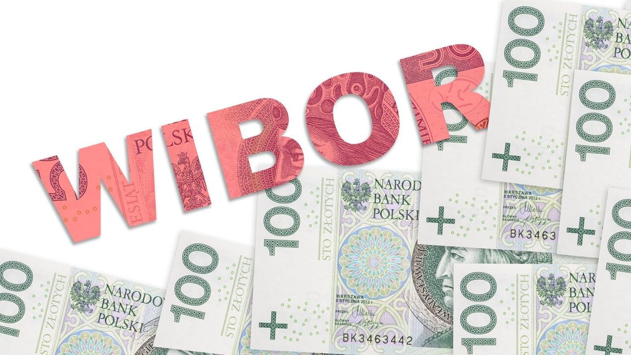 banknoty, napis WIBOR