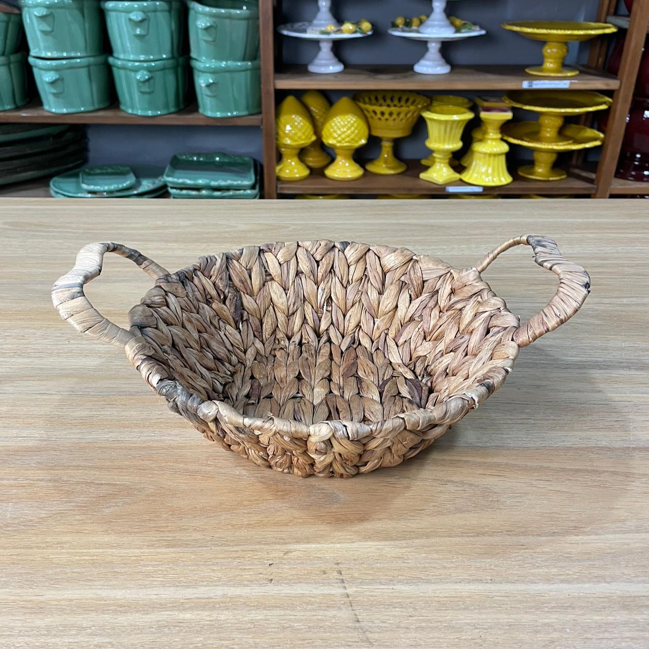 CESTA FIBRA NATURAL REDONDA