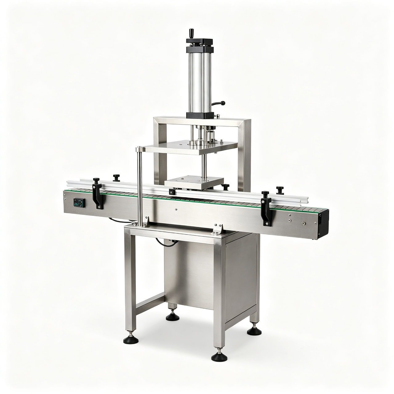 Continuous induction foil sealer for bottles and jars multi-container by SunAura Machinery