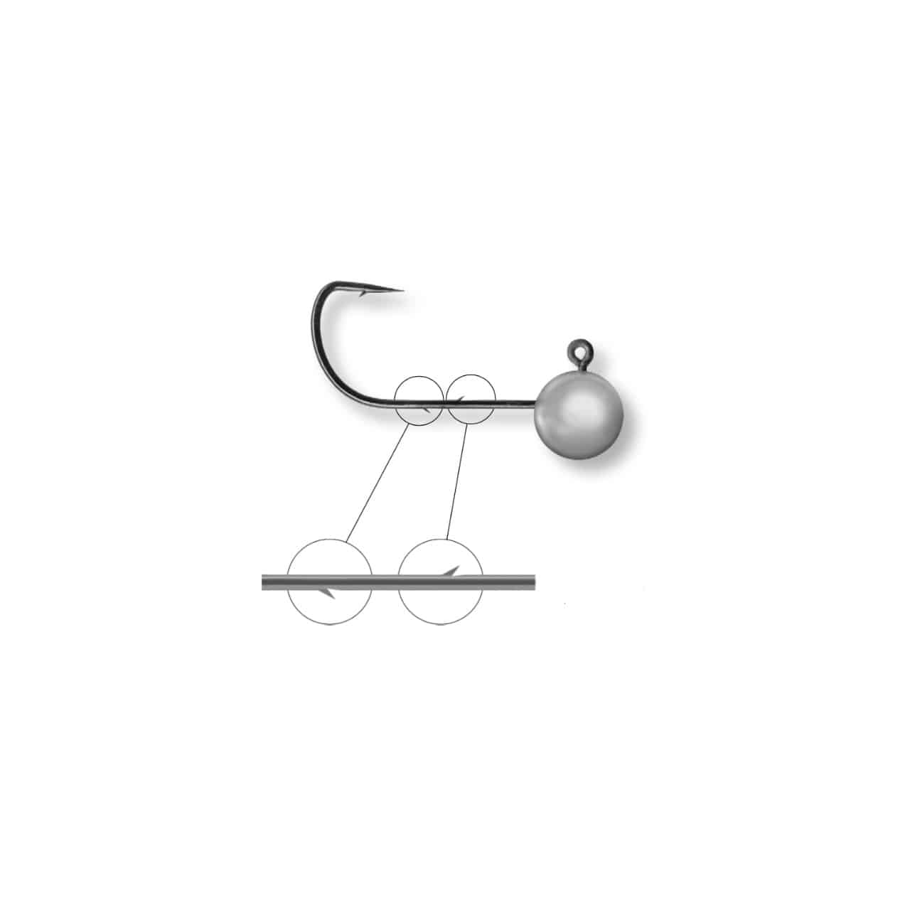 Kamatsu Micro Jigkopf Xtra Sharp