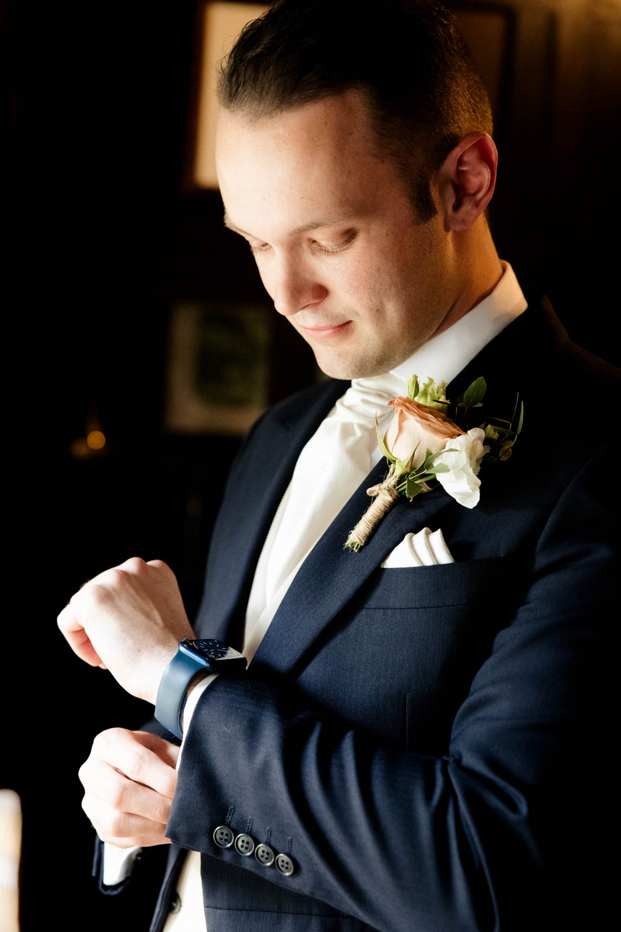 bridal preparations at eaves hall