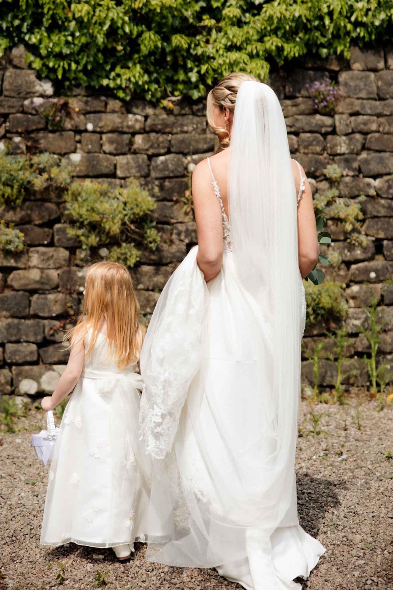 the wedding ceremony inside eaves hall wedding venue in lancashire