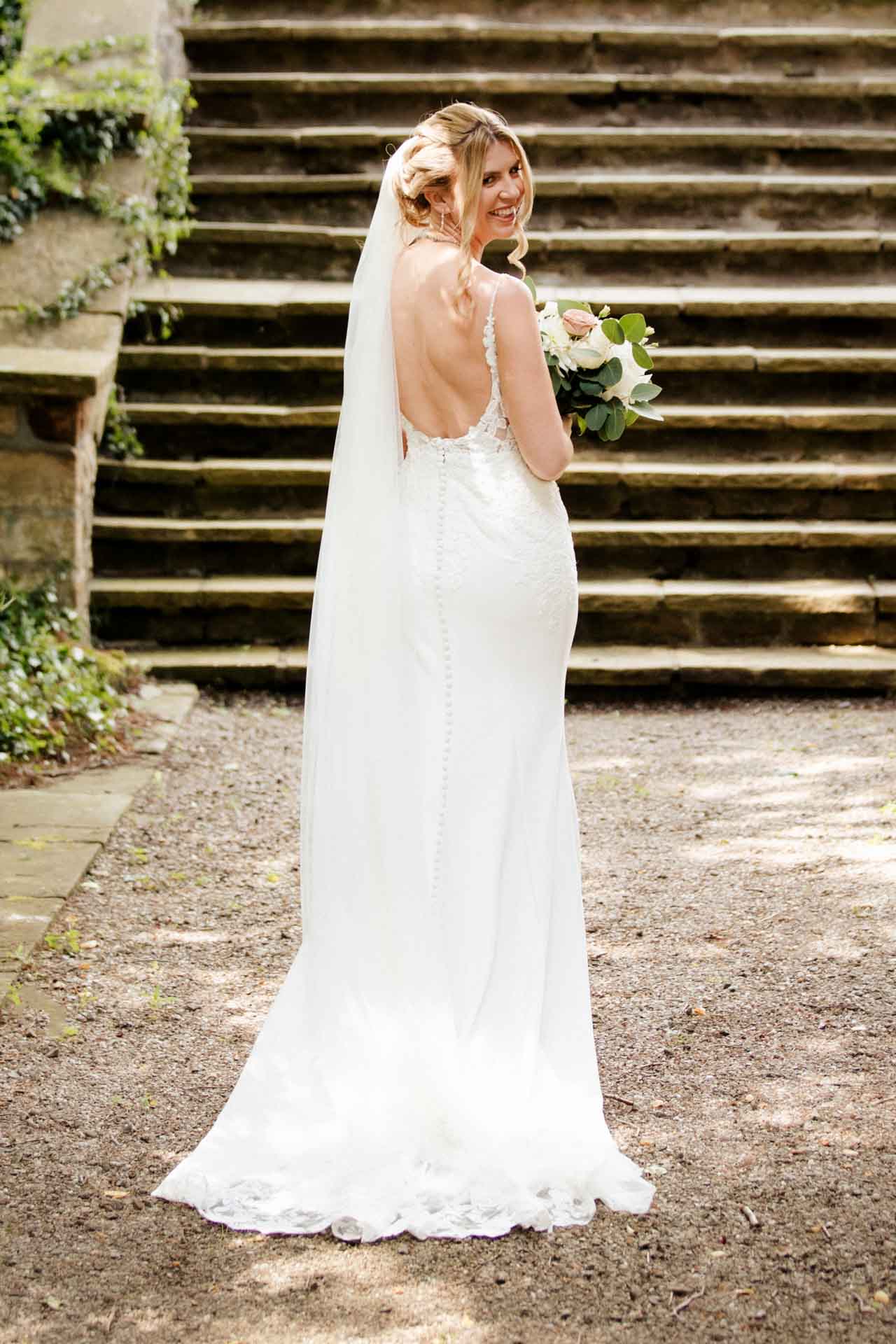 bridemaids at eaves hall in lancashire