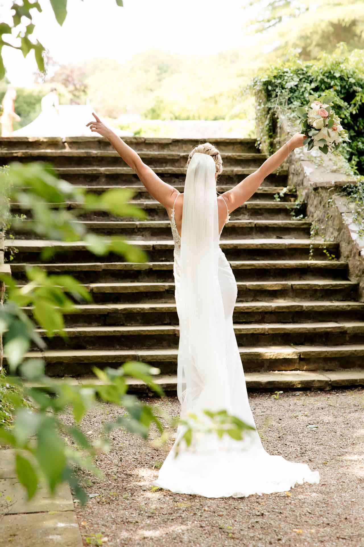 bridemaids at eaves hall in lancashire