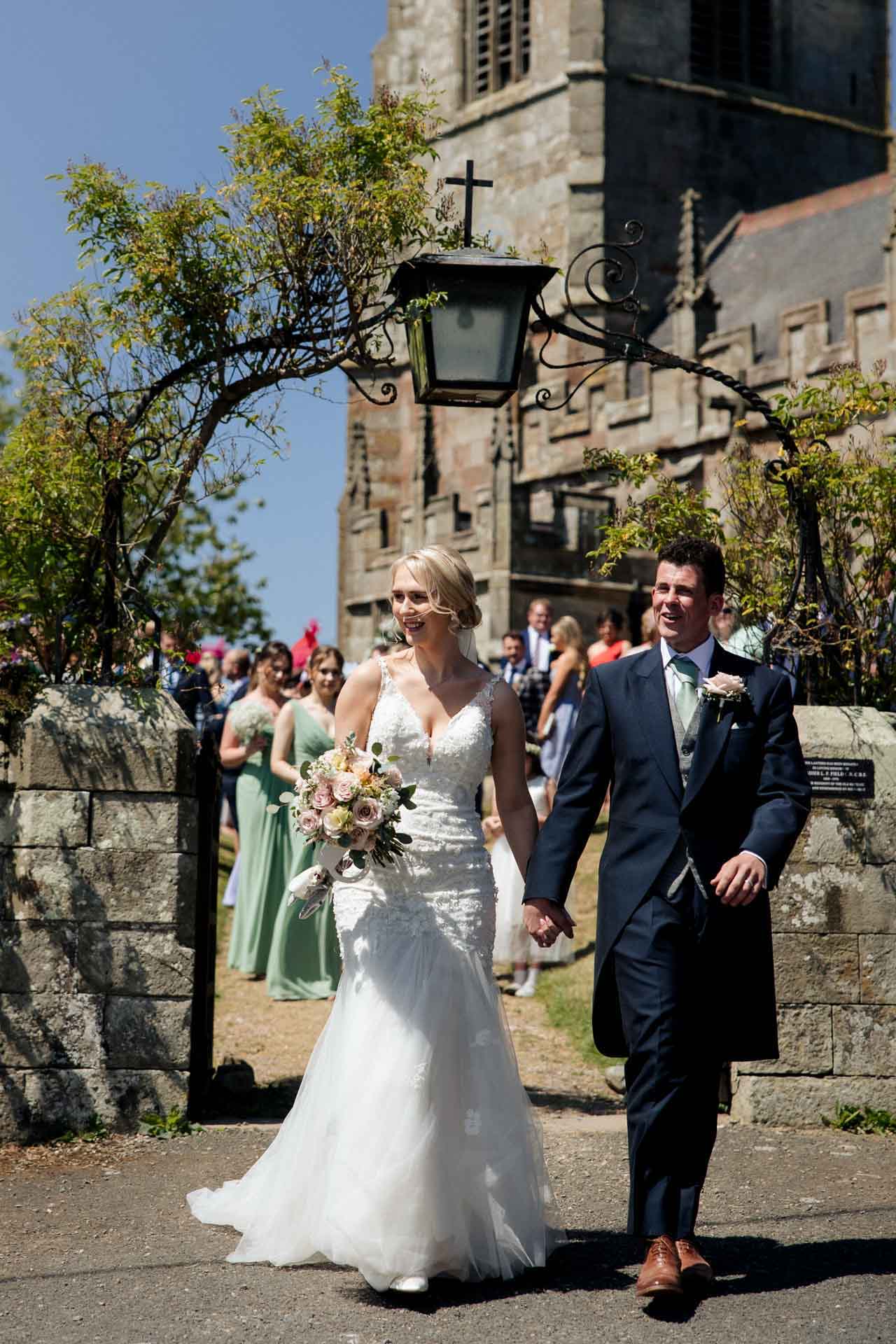 Farm wedding photography for megan and philip on their family farm in August.
