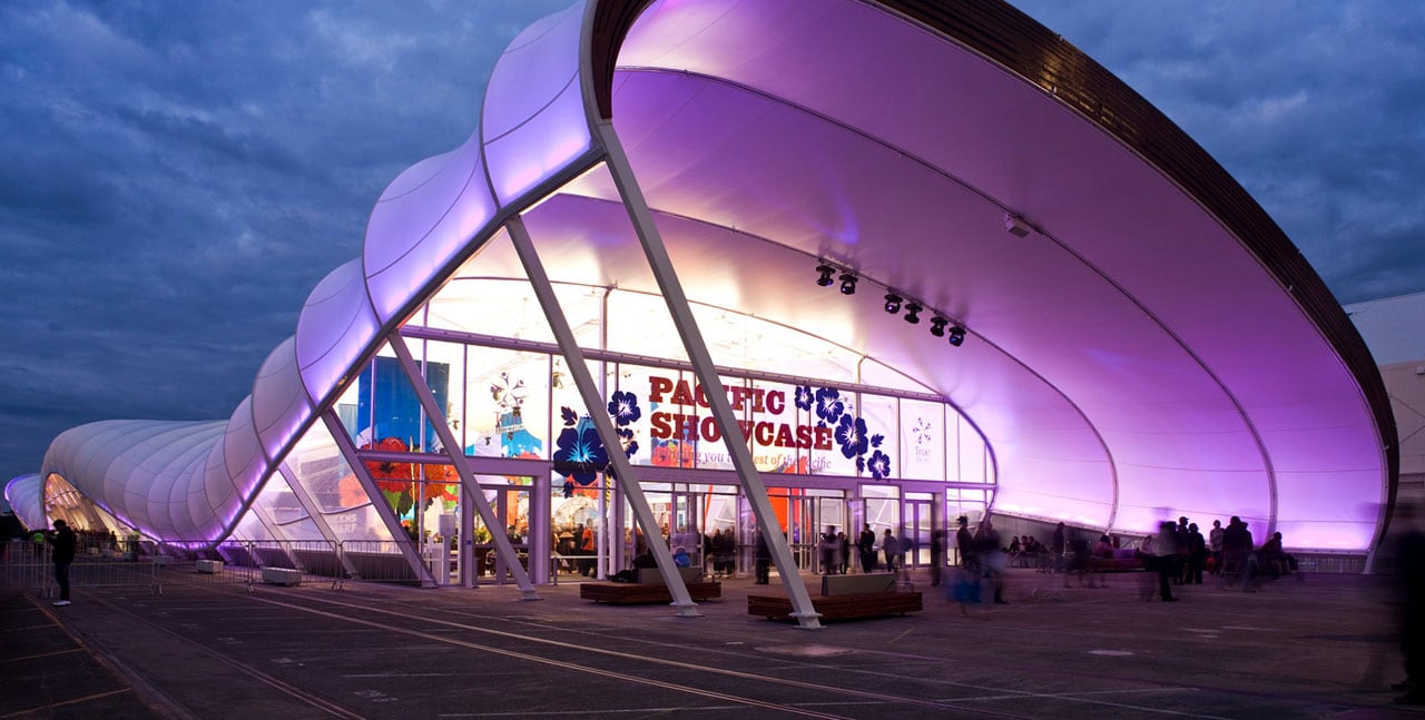 kanopi membrane, puncak, arsitektur modern