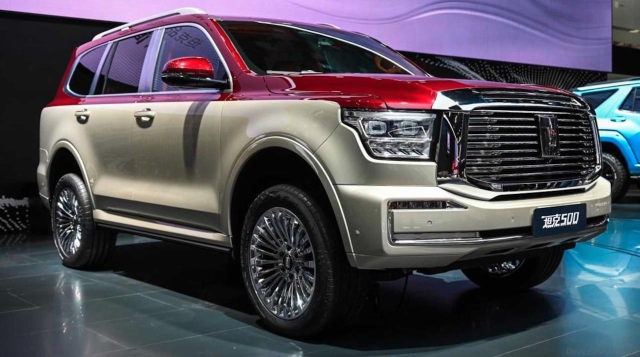 TANK 500 with dual tone finish at the Chengdu Motor Show 2021