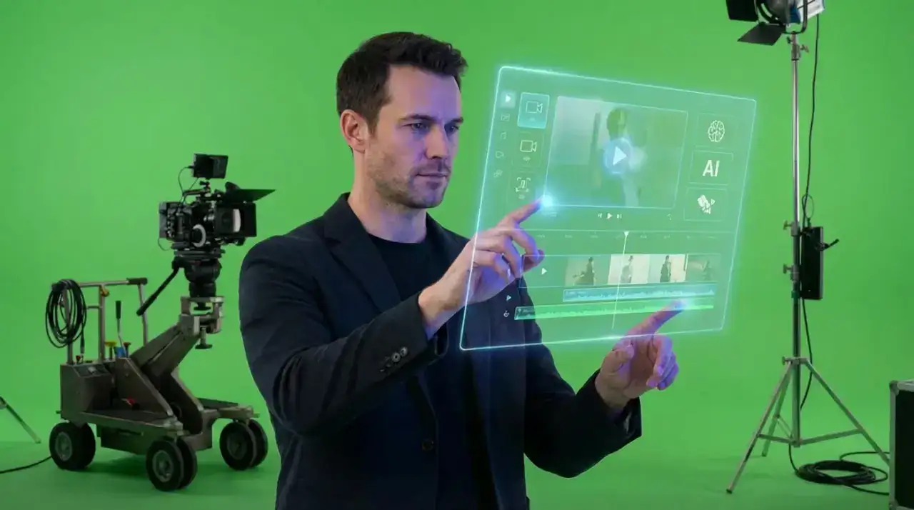 Panou de control InVideo Agent One pentru editare video rapidă și adăugare subtitrări automate.