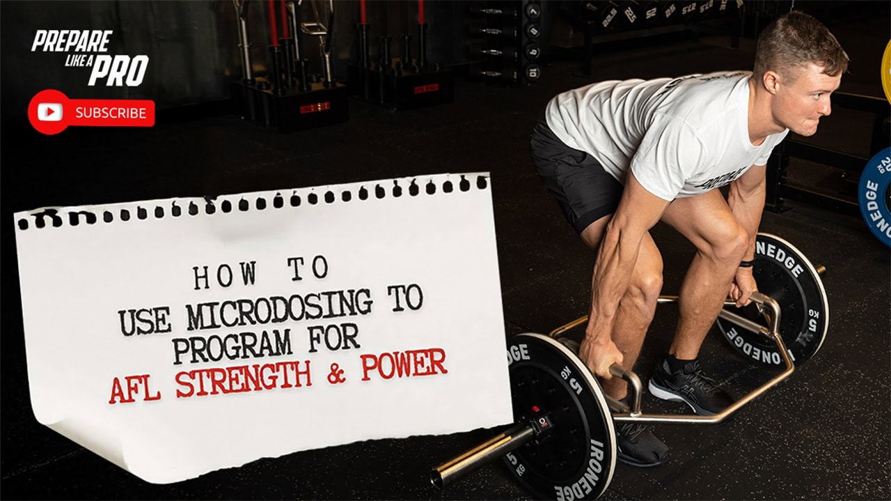 Microdosing AFL Strength Training