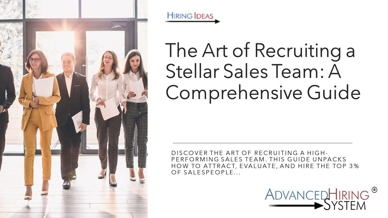 Recruiting a Sales Team