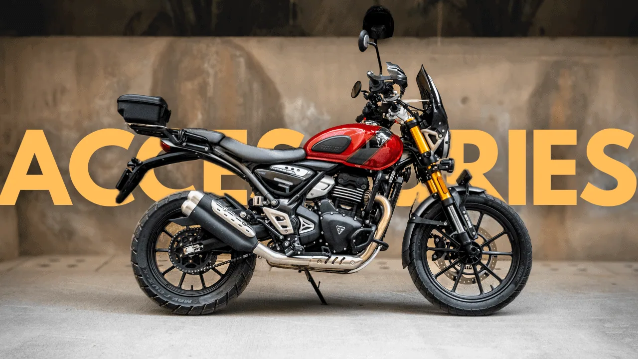 The best touring accessories for the Triumph Scrambler 400X