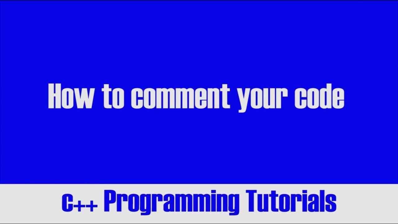 Comment your code