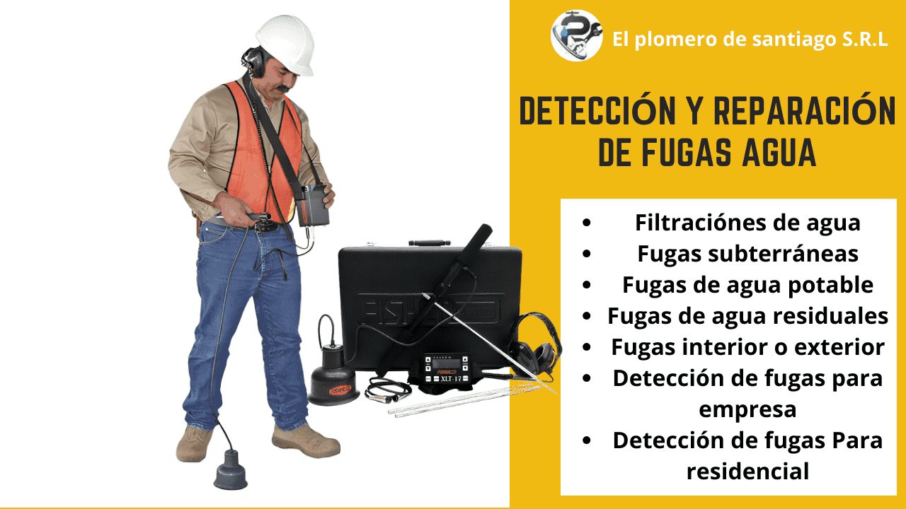 Servicio de plomería en santiago 13 Detección de fugas de agua
