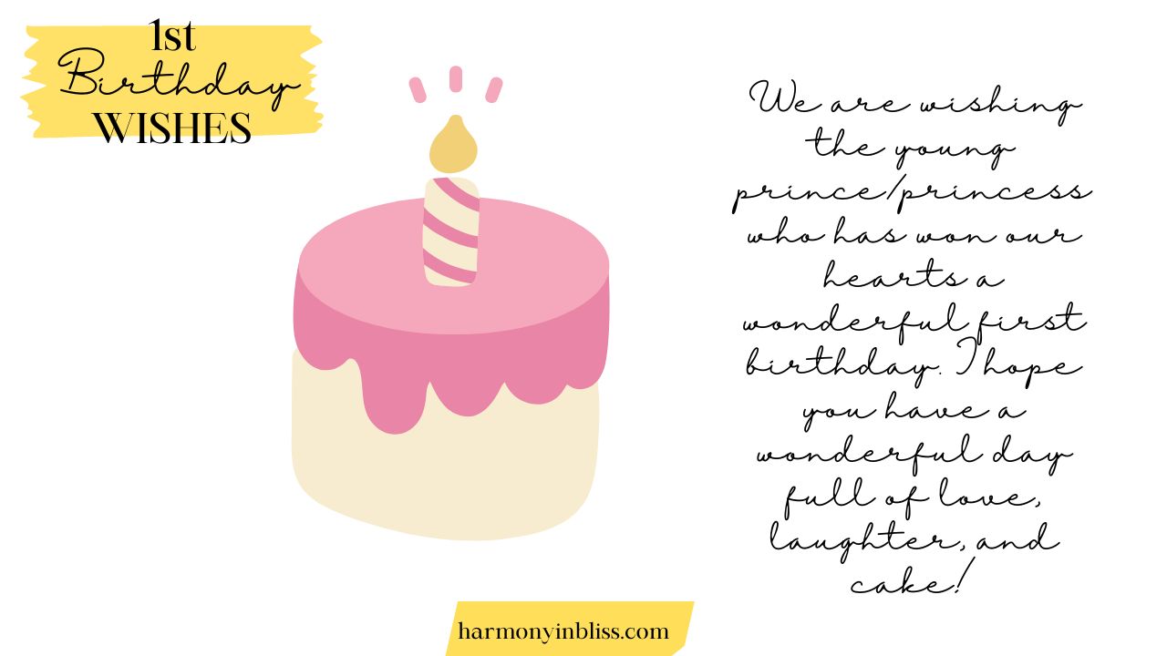 1st birthday wishes
