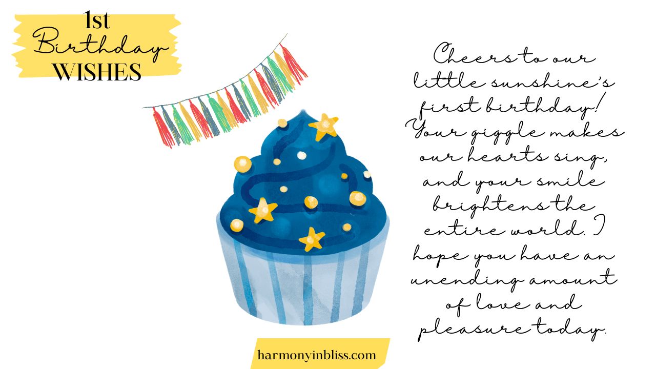 1st birthday wishes for baby girl