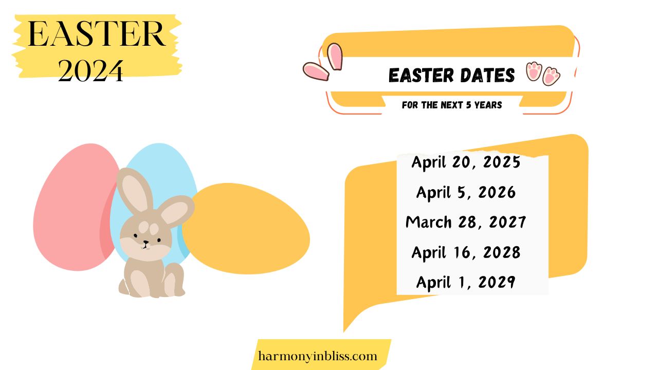 upcoming easter dates