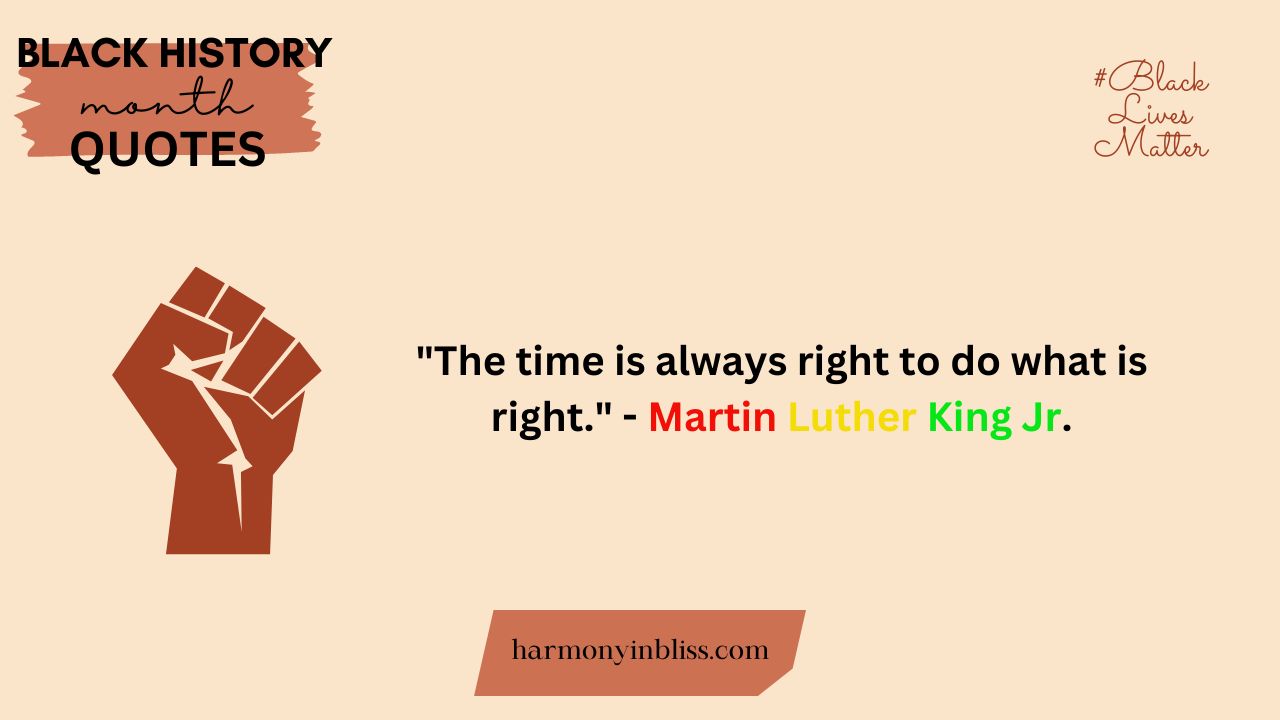 black history month quotes