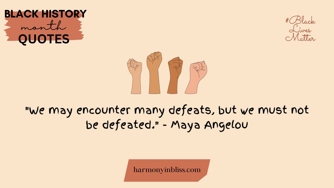black history month quotes