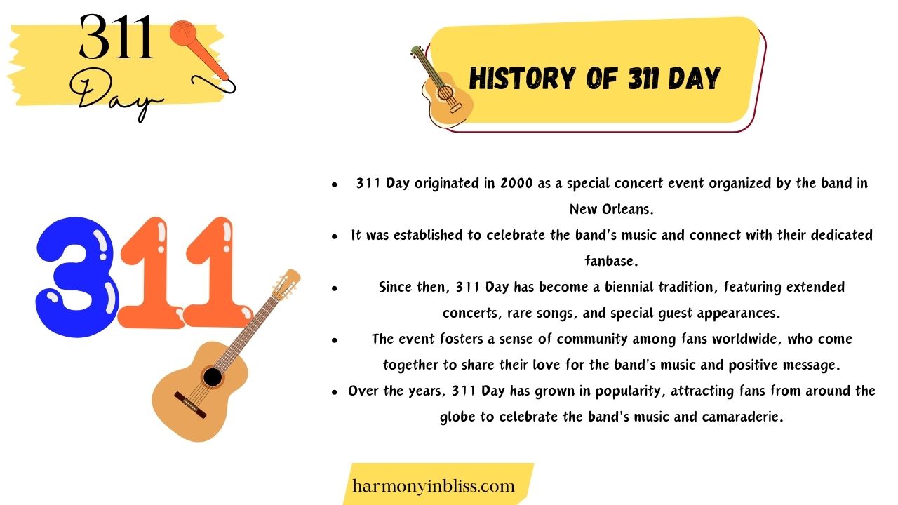 History Of 311 Day