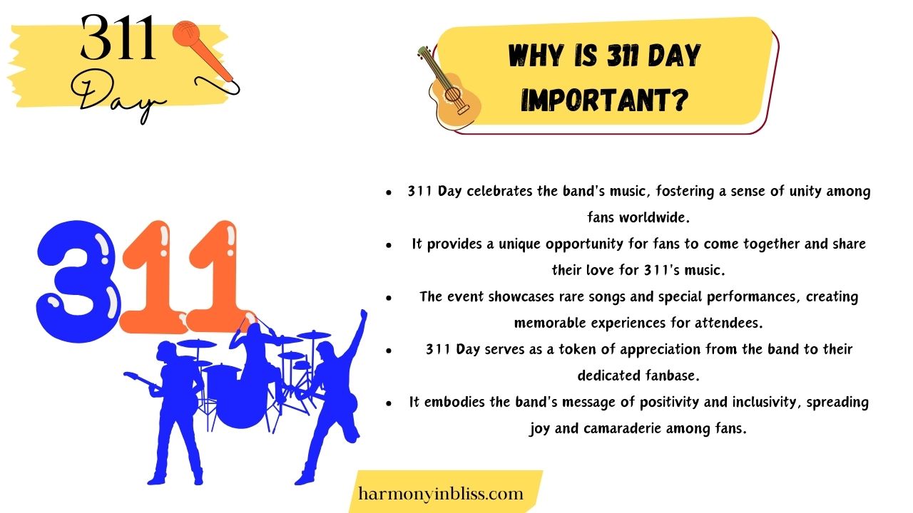 Why Is 311 Day Important?