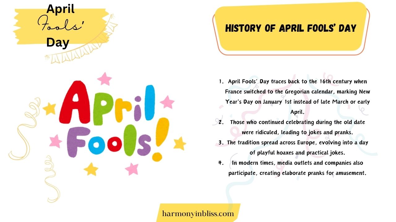 History of April Fools’ Day