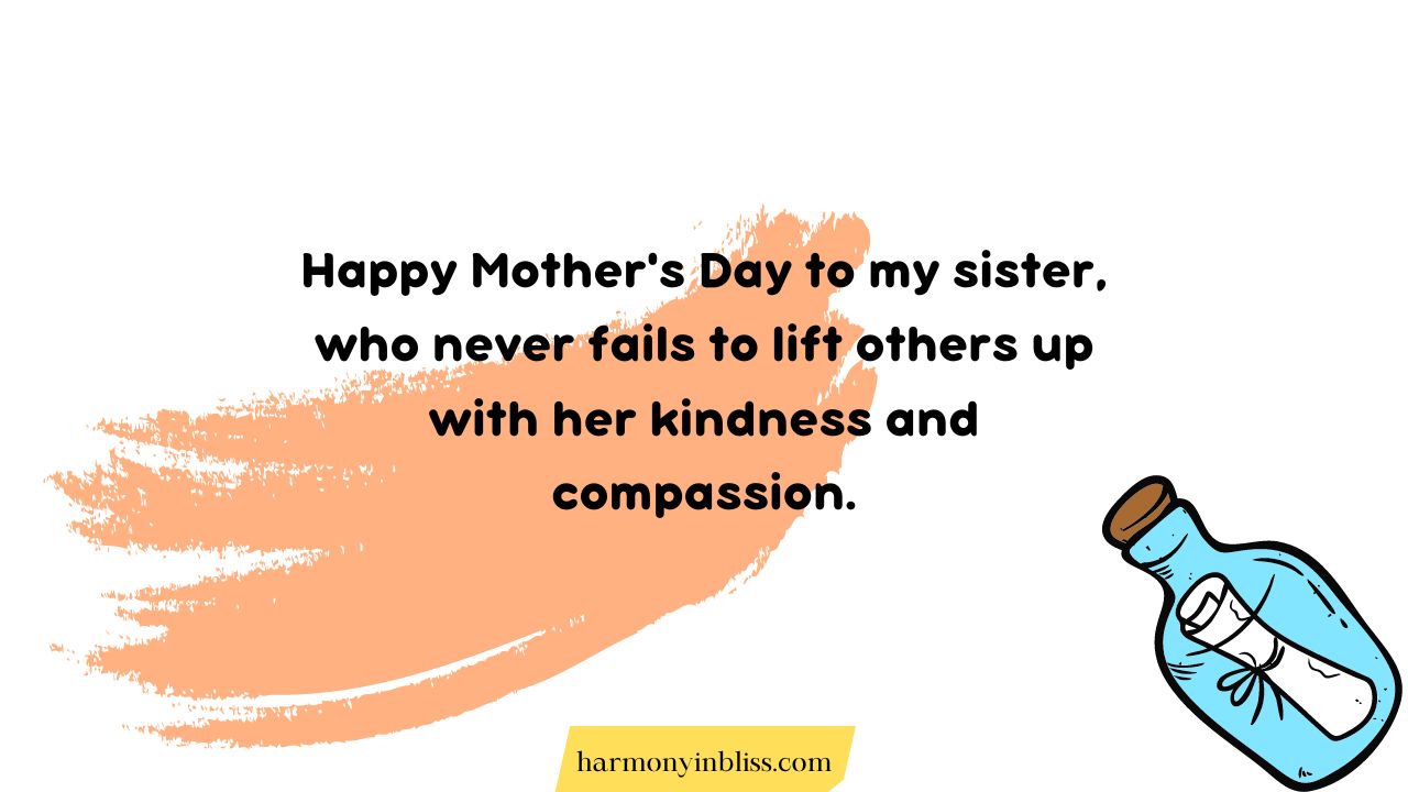 happy mother's day sister messages