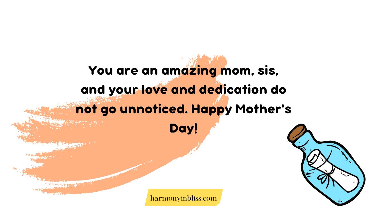 happy mother's day sister messages