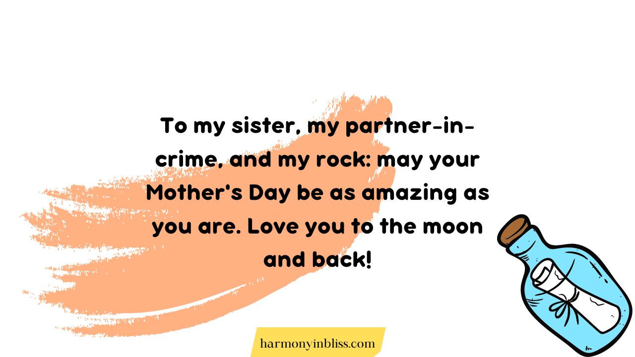 happy mother's day sister messages