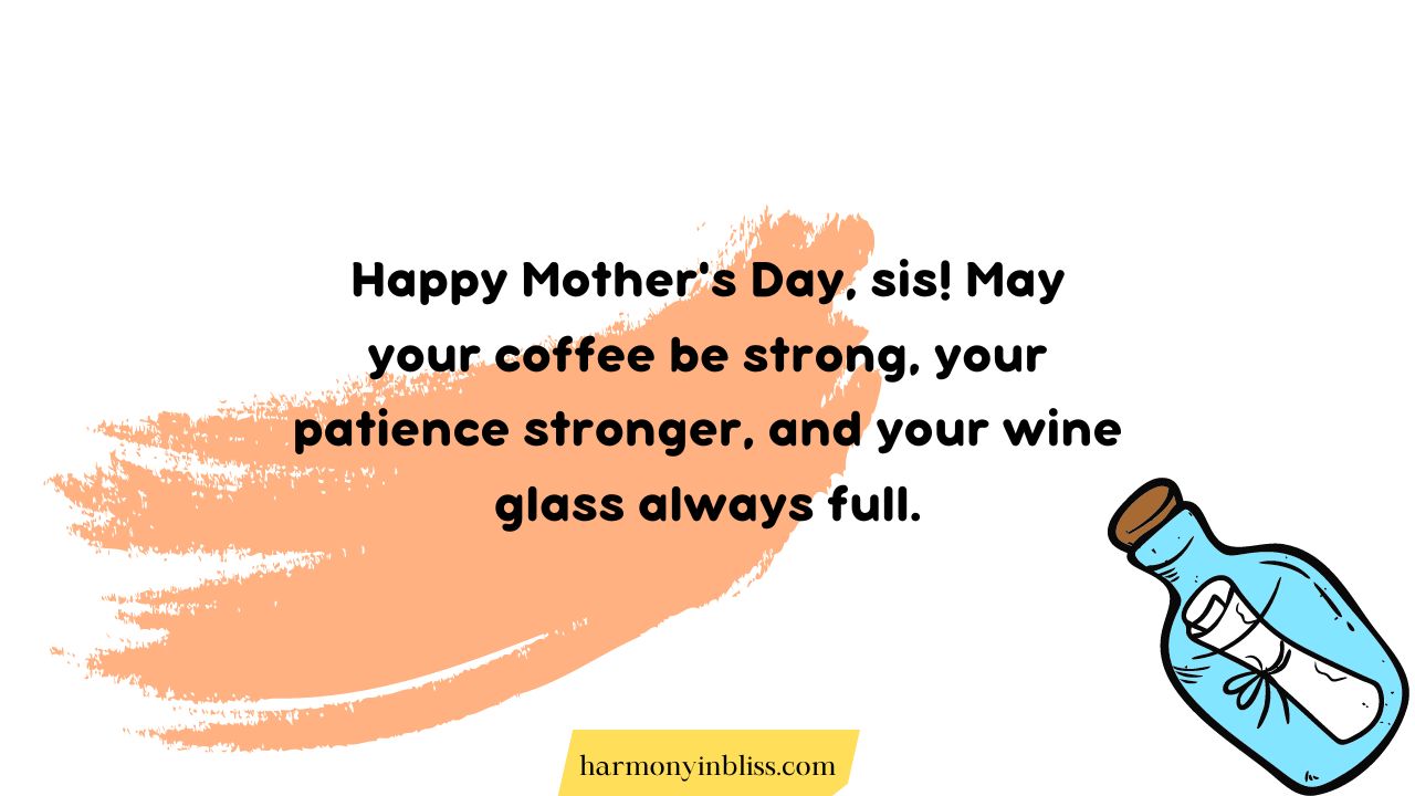 happy mother's day sister messages