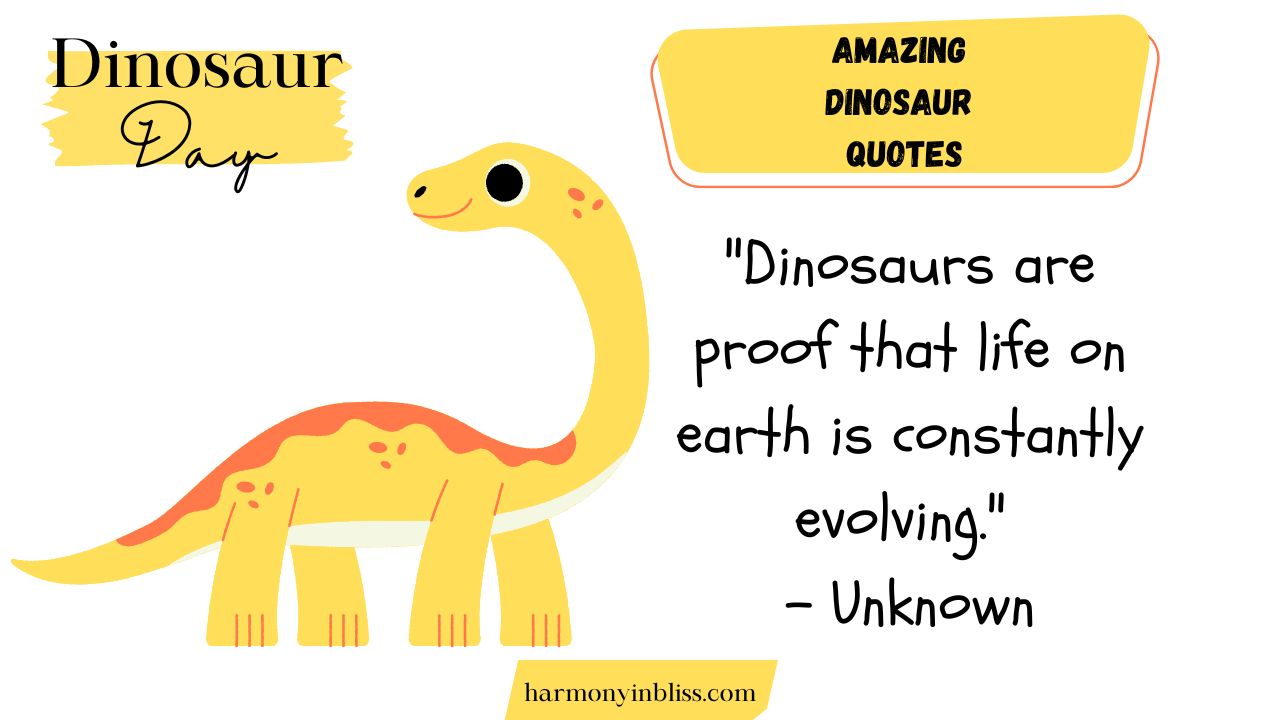 Amazing Dinosaur Quotes