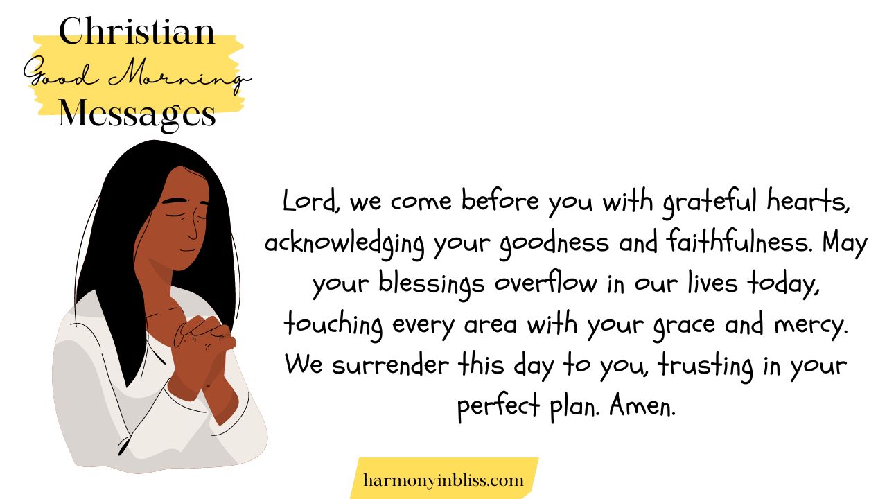 Powerful Morning Prayer Messages For Blessings