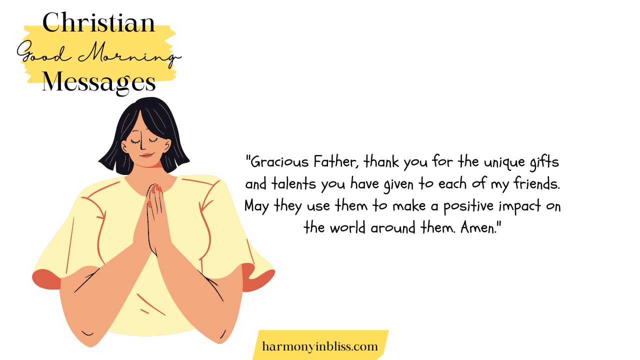 Inspirational Morning Prayer For Friends