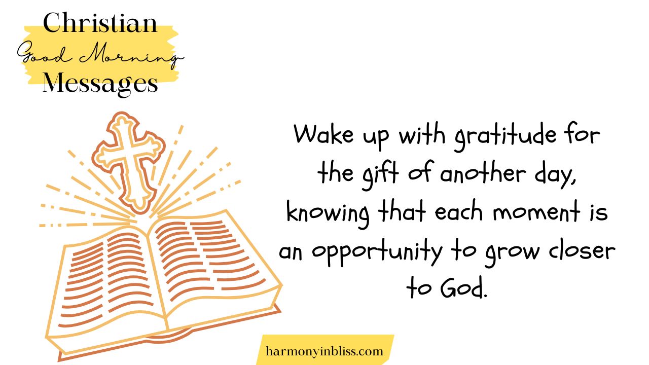 Encouraging Christian Good Morning Messages