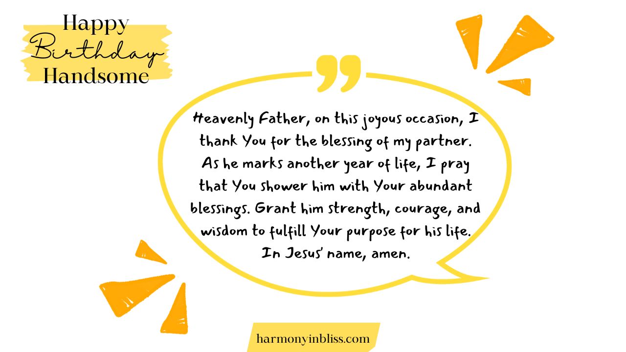 Birthday Prayers For Your Man