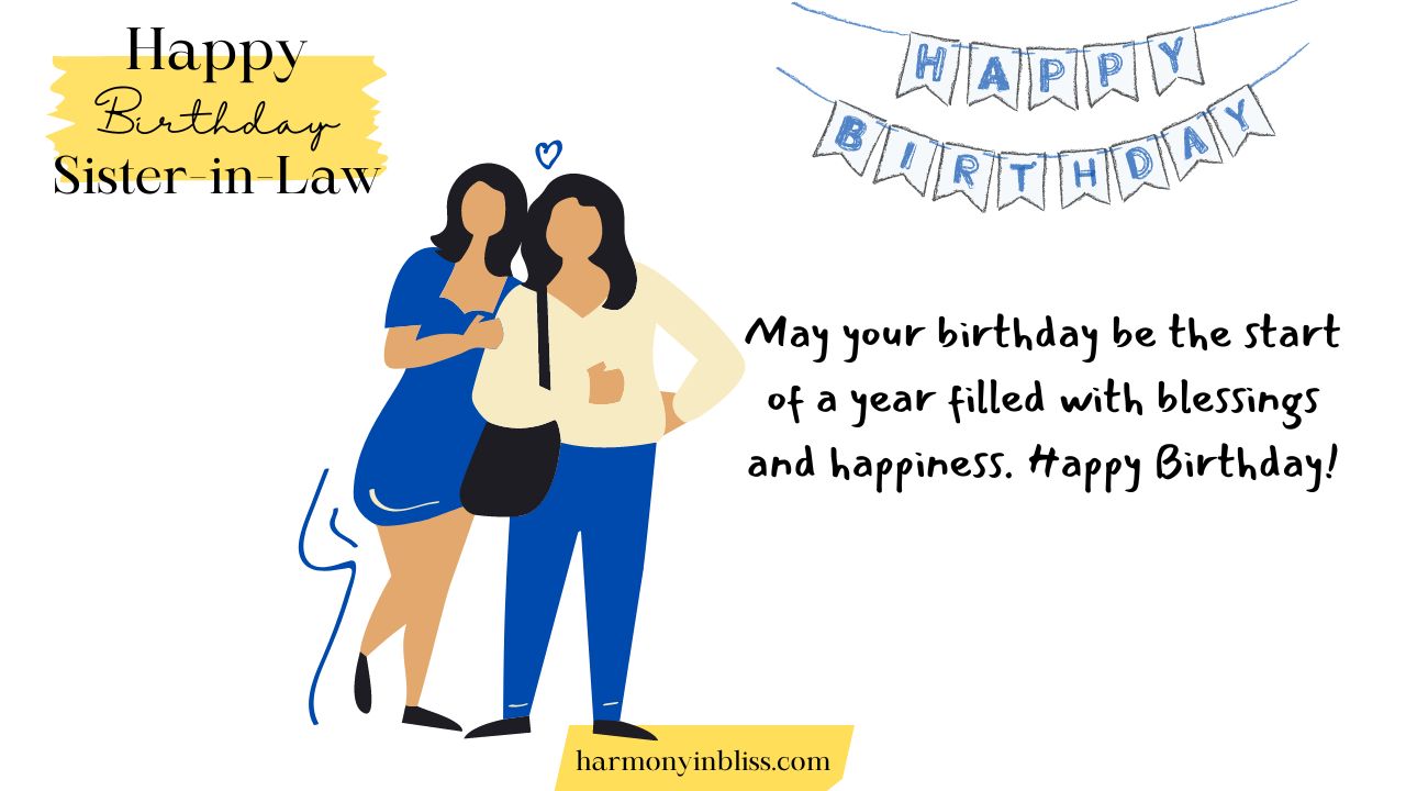 Simple Birthday Wishes for Sister-in-Law