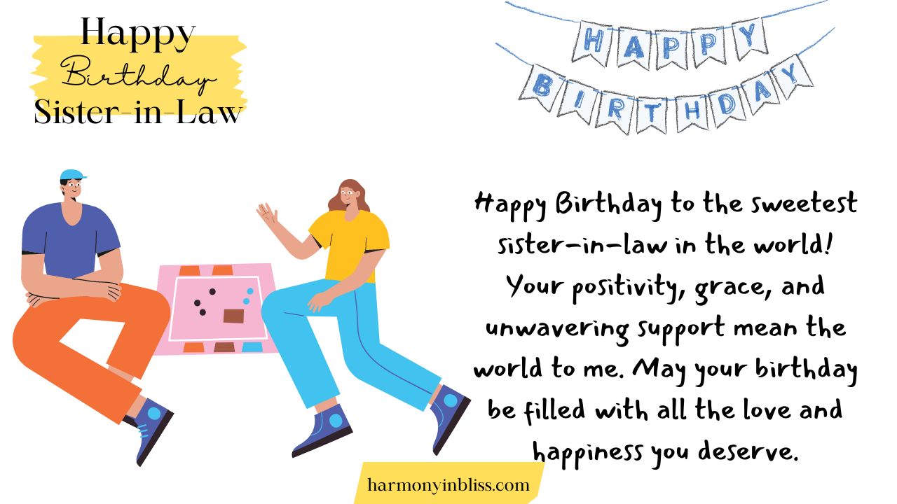 Sweet Birthday Messages For Your Sister-In-Law