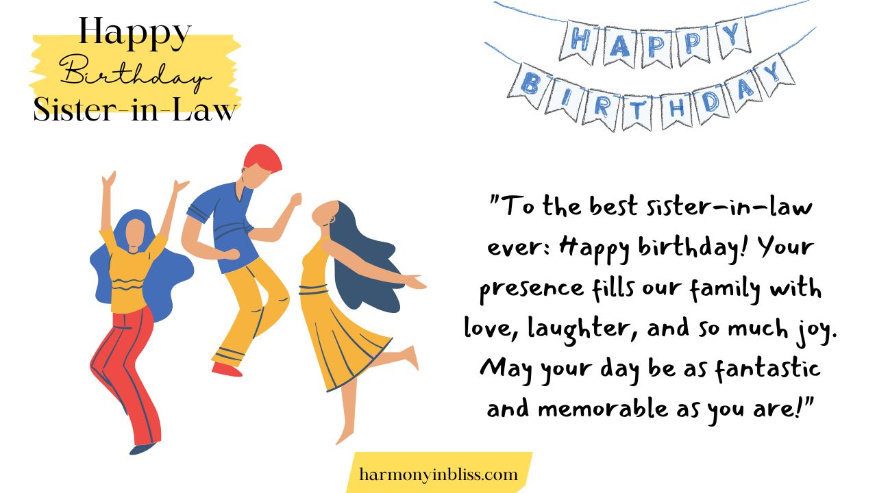 Wonderful Birthday Wishes for Sister-in-Law