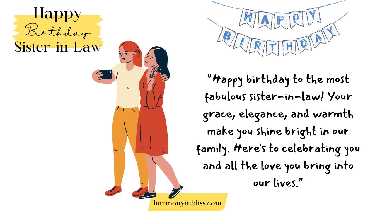 Good Birthday Wishes for Sister-in-Law