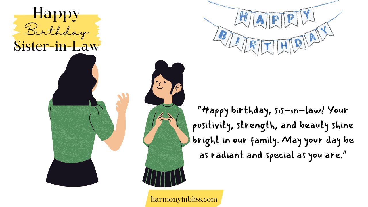 Best Birthday Greetings for a Sister-in-law