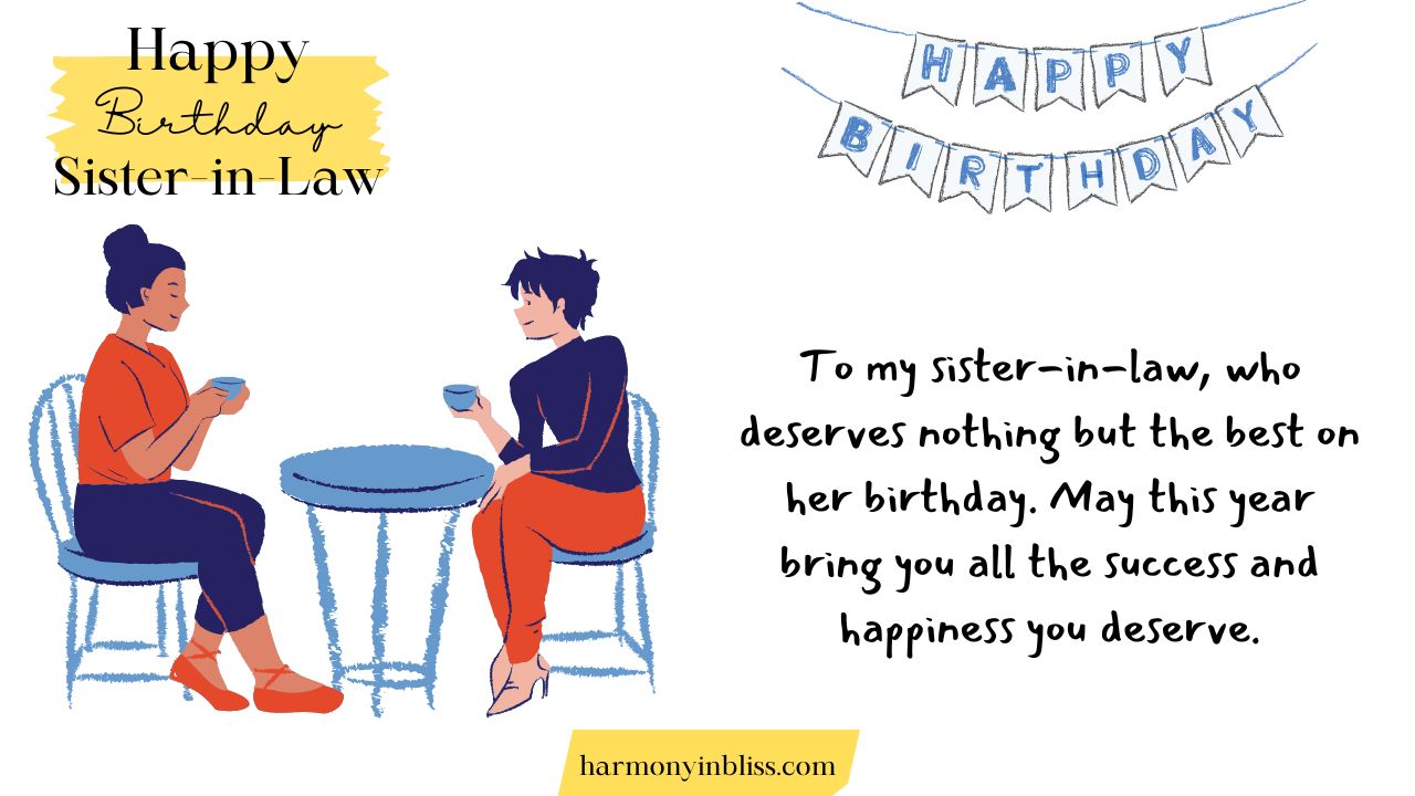 Happy Birthday Sister In Law