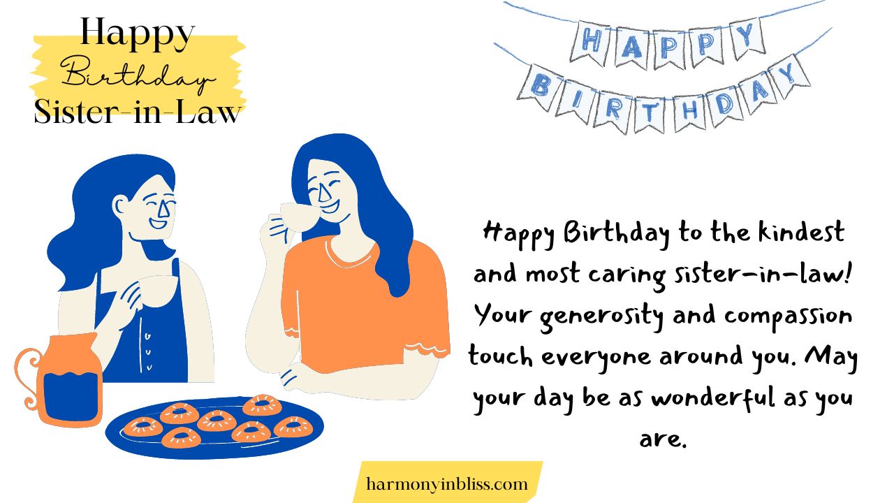 Heart Touching Birthday Wishes For Sister In Law