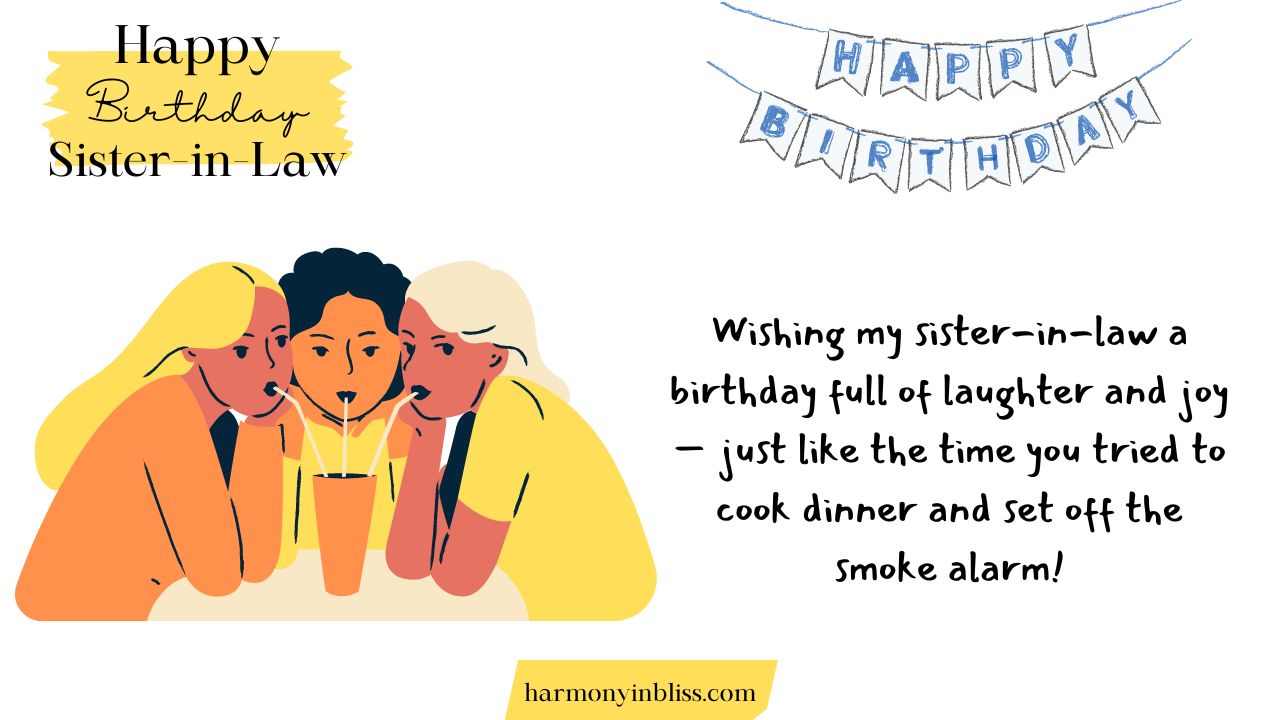 Happy Birthday Sister In Law Funny