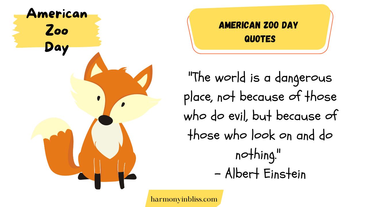 American Zoo Day Quotes